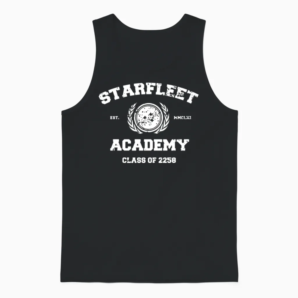 Starfleet Academy Unisex Tank Top in Black
