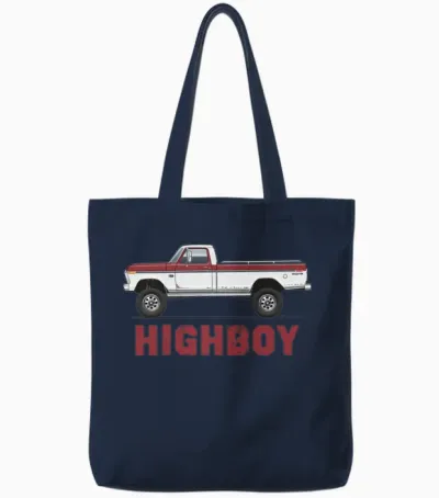 Higboy Royal Maroon Tote Bags - Navy