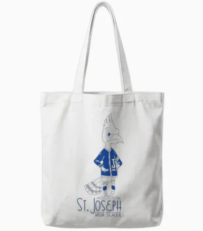 St. Joseph Detroit High School Tote Bags - White