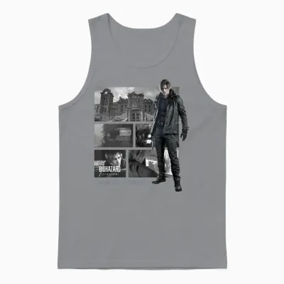 Resident Evil Requiem Leon Fp Unisex Tank Top - Sport Grey