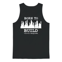 Civil Engineer — Engineers Unisex Tank Top - Black – 1