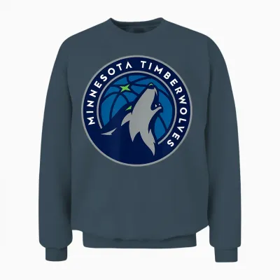 Nba Minnesota Timberwolves Offizielles Lizenzprodukt Unisex Sweatshirt - Dark Heather