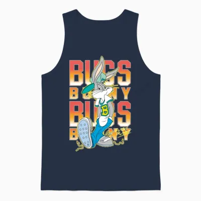 Looney Tunes Bugs Bunny Hiphop Unisex Tank Top - Navy