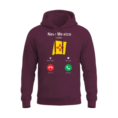 Travels New Mexico Gift Unisex Hoodie - Maroon
