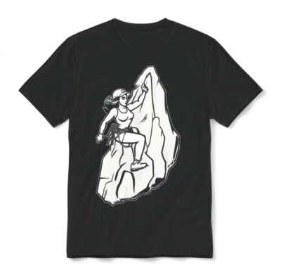 Hiking Hike Cool Unisex T-Shirt - Black