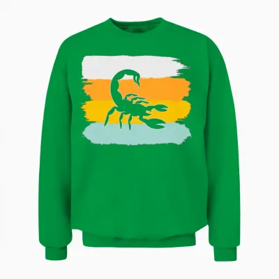 Scorpion Retro Unisex Sweatshirt - Irish Green