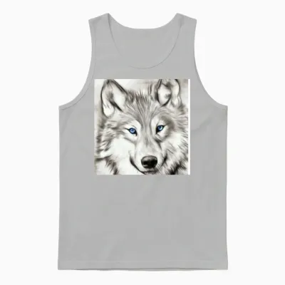 Pet Dog Unisex Tank Top - Ash