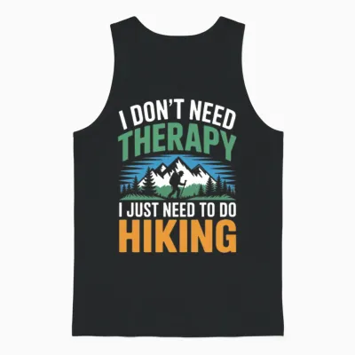 Hiking Lover Unisex Tank Top - Black