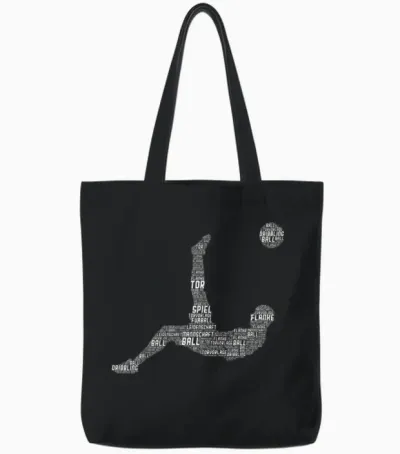 Fußball Fußballer Kinder Jungen Tote Bags - Black