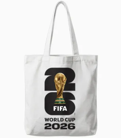 Kinder Fifa World Cup26 Fifa Gold Trophäe Tote Bags - White
