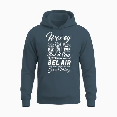 Money and Bel Air W Unisex Hoodie - Dark Heather