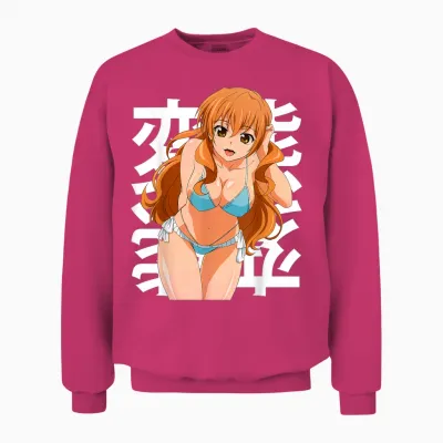 Esthétique Japonais Anime Beautiful Lewd Waifu Otaku Unisex Sweatshirt - Heliconia