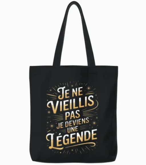 Funny Original Funny Birthday Gift Idea Man Tote Bags - Black