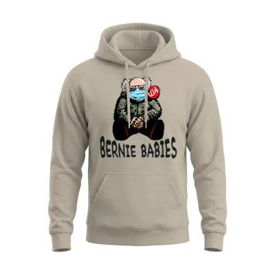 Bernie Babies Unisex Hoodie - Sand
