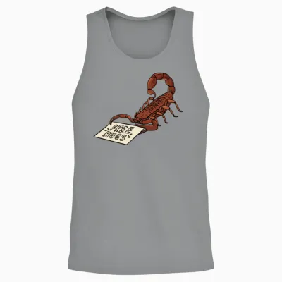 Free Hugs Scorpion Design for a Toxic Animal Lover Unisex Tank Top - Sport Grey