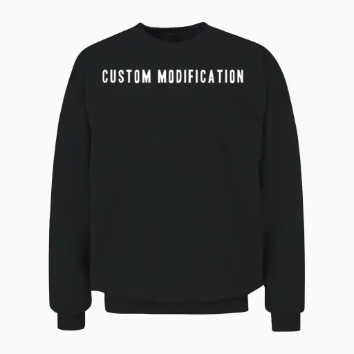 Custom Modification Unisex Sweatshirt - Black