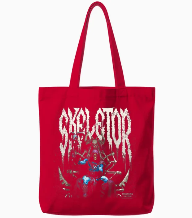 Masters of the Universe: Skeletor-Thron Aus Metall Tote Bags in Red