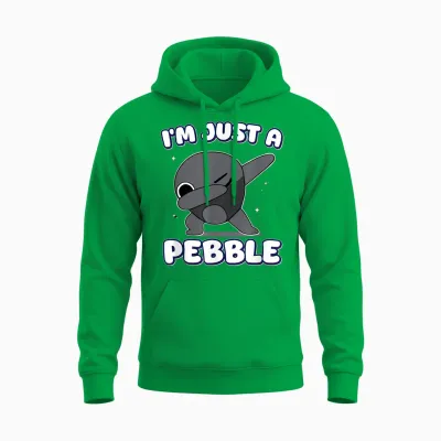 I'm Just a Pebble Dabbing Funny Dandy's Humor Decoration Unisex Hoodie - Irish Green