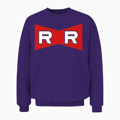 Red Ribbon Army Unisex Sweatshirt - Purple