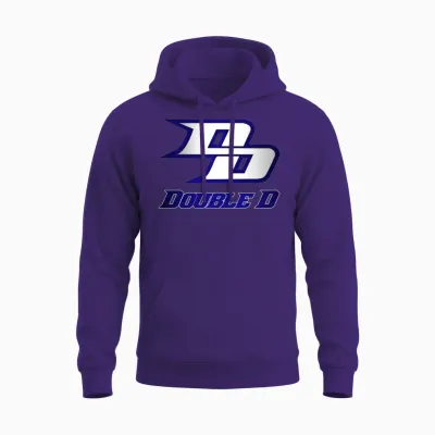 Double D Logo Unisex Hoodie - Purple