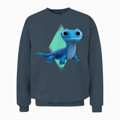 Disney Frozen 2 Cute Salamander Bruni Unisex Sweatshirt - Dark Heather