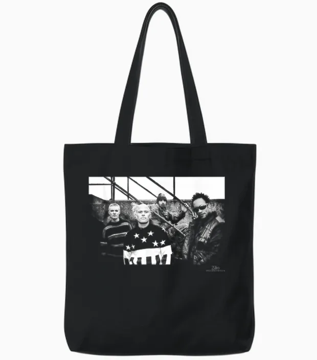 Photo the Prodigy Firestarter by Phil Nicholls Tote Bags in Black