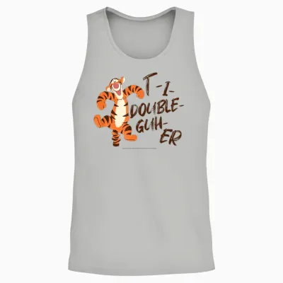 Disney Winnie the Pooh Lunar New Year Tigger Bounce Unisex Tank Top - Ash