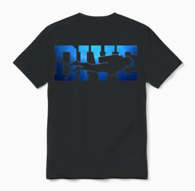 Scuba Dive Unisex T-Shirt - Black