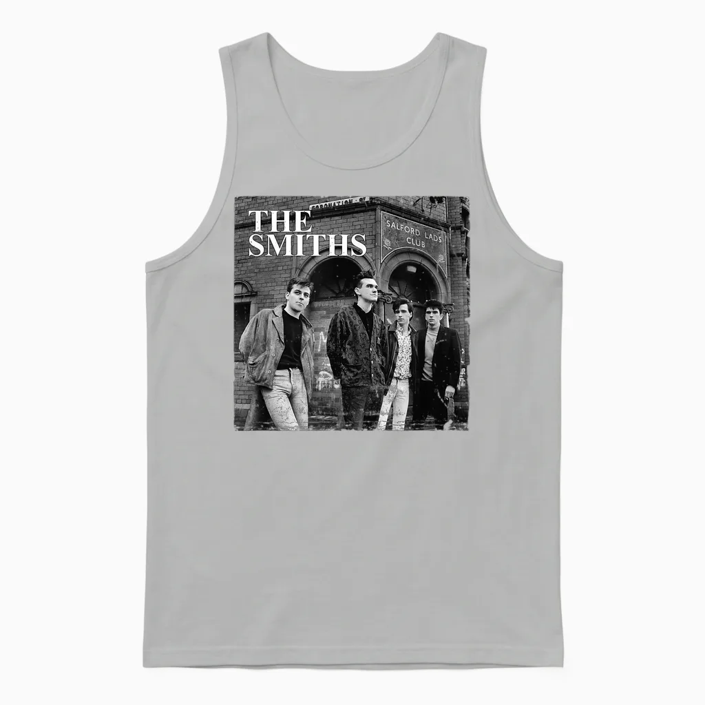 The Smiths Salford Lads Club Band Photo by Stephen Wright Unisex Tank Top in Ash