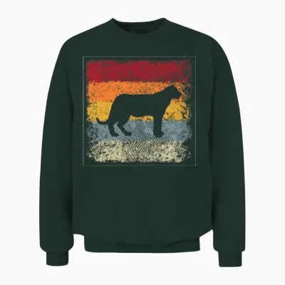 Tiger Retro Unisex Sweatshirt - Forest