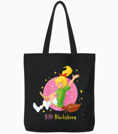 Bibi Blocksberg - Klassiker Original Tote Bags - Black