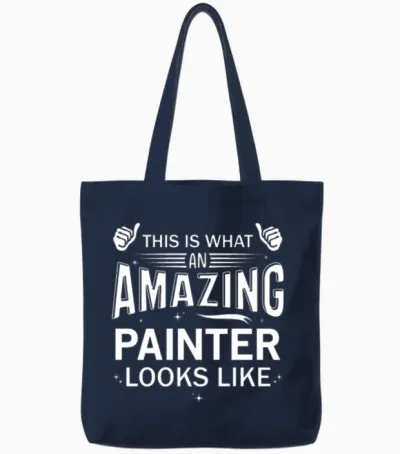 Amazing Painter Tote Bags - Navy