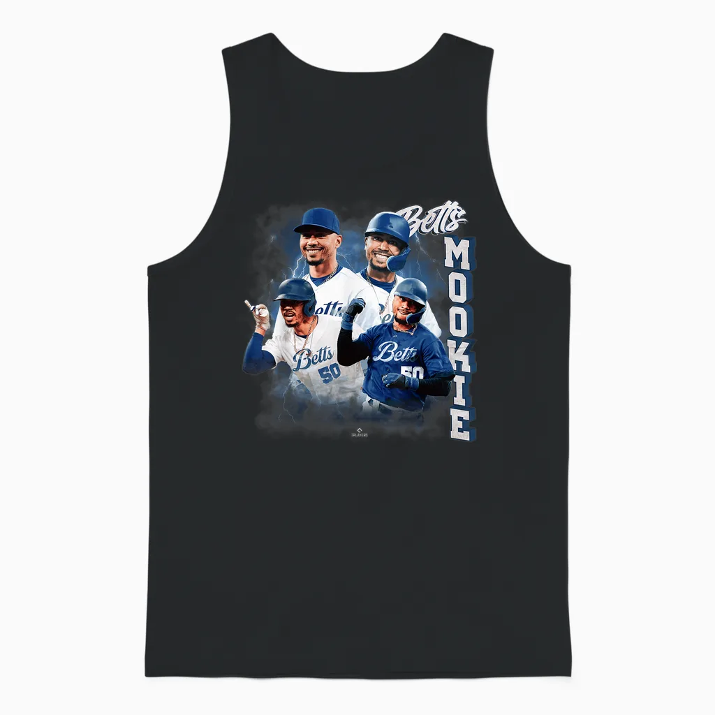 Mookie Betts | Los Angeles Baseball Mlb Player | Mlbbet5004 Unisex Tank Top in Black