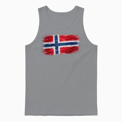 Football - Norvège Supporter De La Coupe Du Monde Unisex Tank Top - Sport Grey
