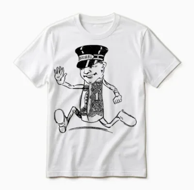 Dollar Bill Unisex T-Shirt - White
