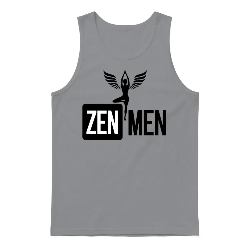 Zen Men Retro Unisex Tank Top - Sport Grey