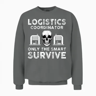 Funny Logistics Coordinator Saying Unisex Sweatshirt - Graphite Heather