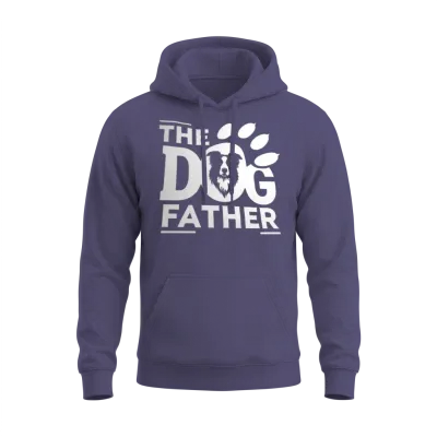 The Dog Father Unisex Hoodie - Heather Sport Dark Navy