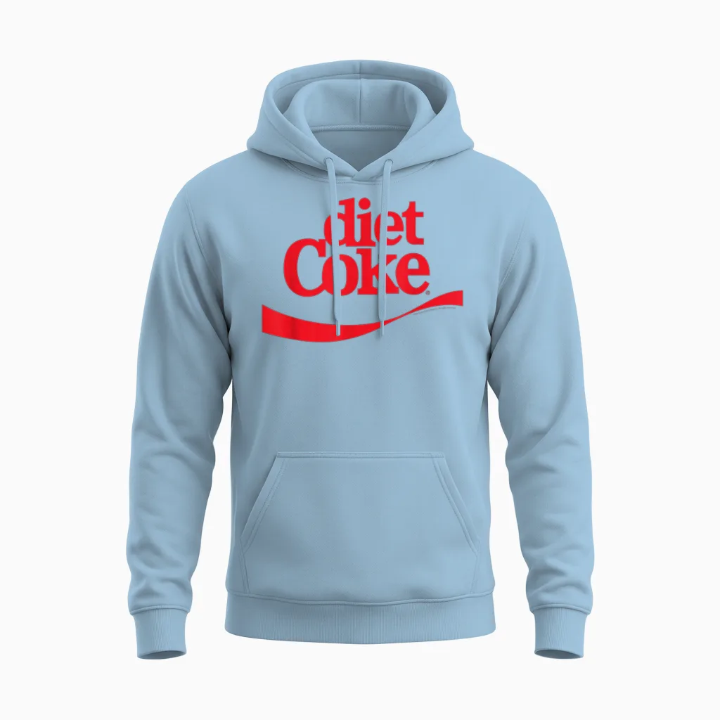 Coca-Cola - Diet Coke Unisex Hoodie in Light Blue