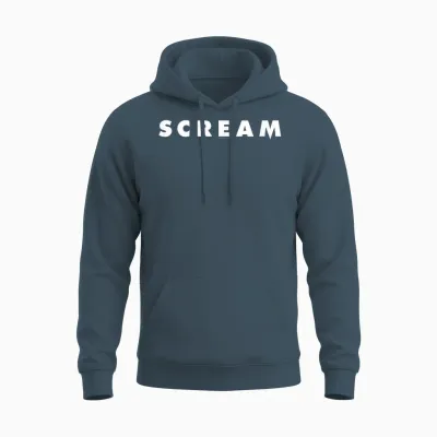 Scream - Logo Unisex Hoodie - Dark Heather