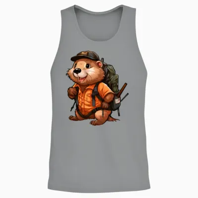 Beaver Mountaineering / Hiking Beaver Unisex Tank Top - Sport Grey