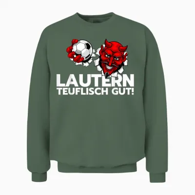 Football Lautern Verein Kaiserslautern Lautre Stadt Pfalz Unisex Sweatshirt - Military Green