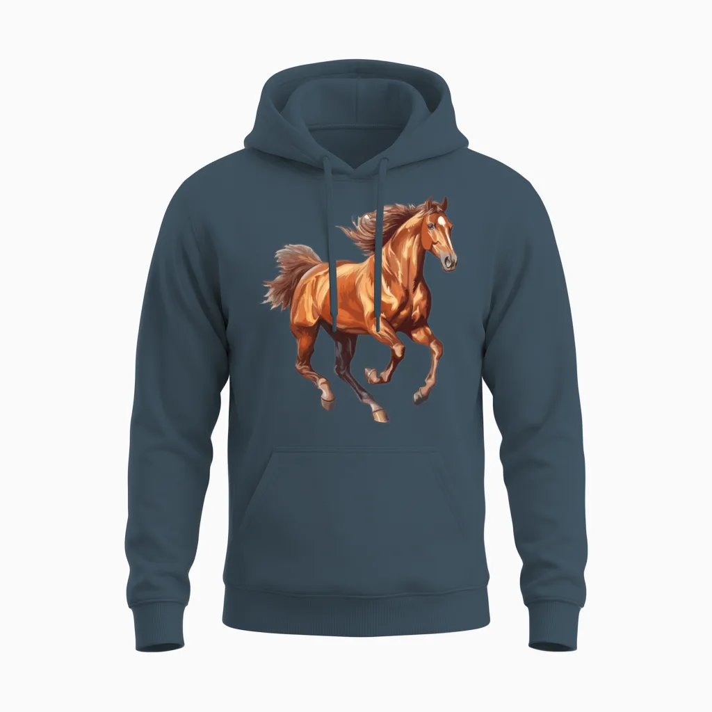 Horse - Lovers Unisex Hoodie in Dark Heather
