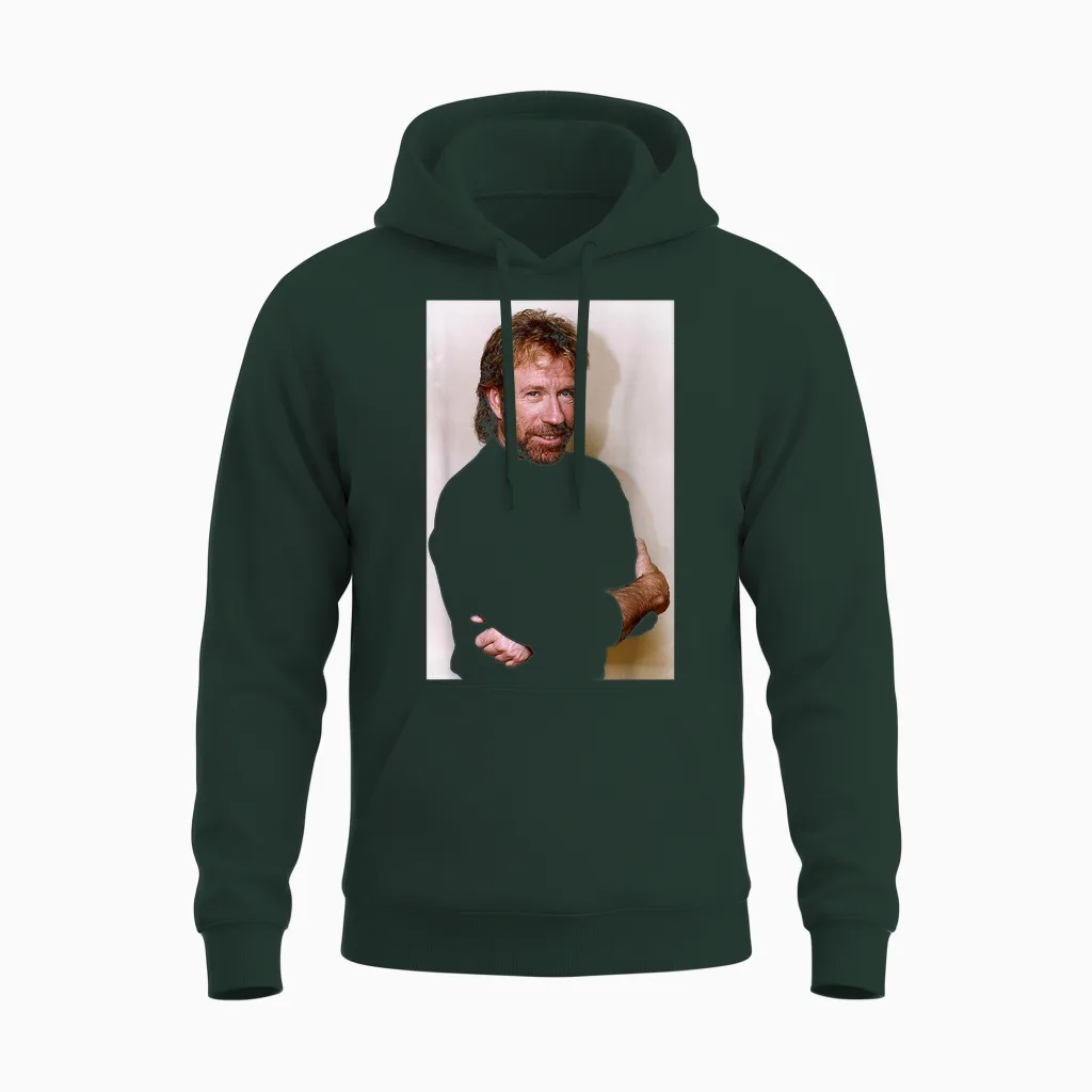 Chuck Norris Walker Texas Ranger Schauspieler & Kampfsport-Experte Unisex Hoodie in Forest