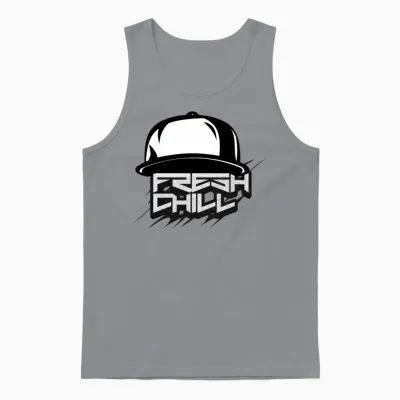 'fresh Chill' Urban Hat Gd Unisex Tank Top - Sport Grey