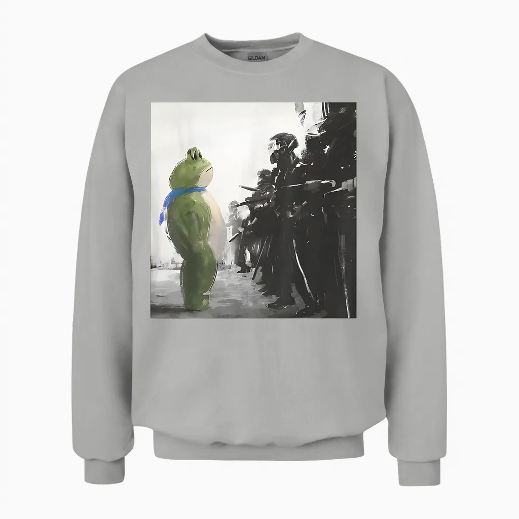 Portland Frog Protest Reptiles & Exotics Unisex Sweatshirt in Ash