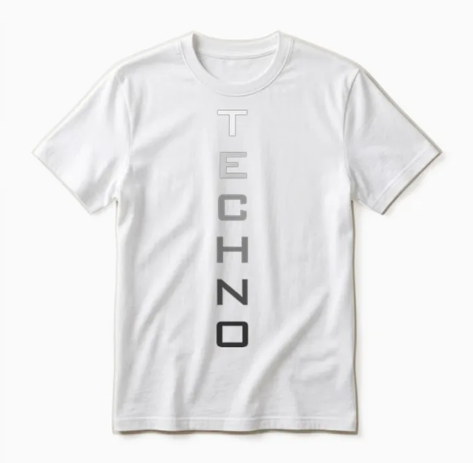 Techno Party Festival Electro Music Tekkno Rave House Trance T-Shirt, Black, S Unisex T-Shirt in White