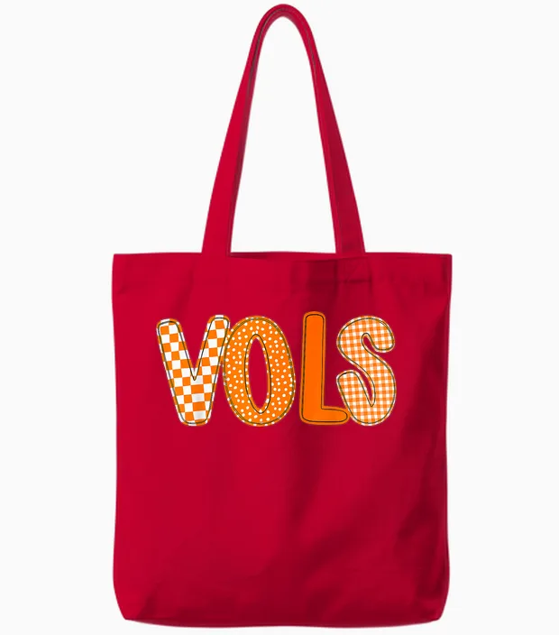 Vintage Classic 90's Vols Tote Bags in Red