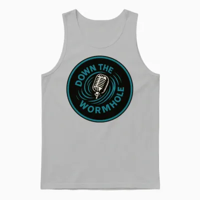 Down the Wormhole Logo Unisex Tank Top - Ash
