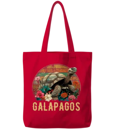Galapagos Islands, Ecuador Galapagos Tote Bags - Red